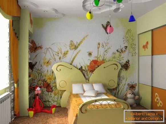 stilovi unutrašnje dekoracije dečije sobe za devojčice
