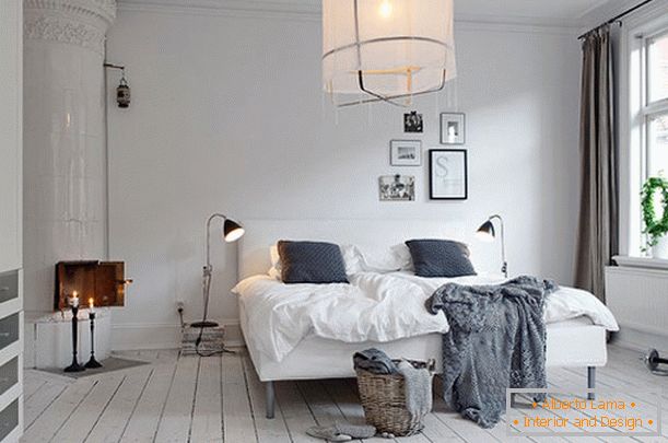 spavaća soba dizajn skandinavski stil