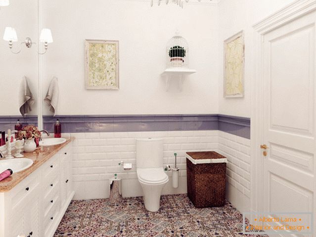Unutarnja mala kupaonica u kombinaciji sa toaletom
