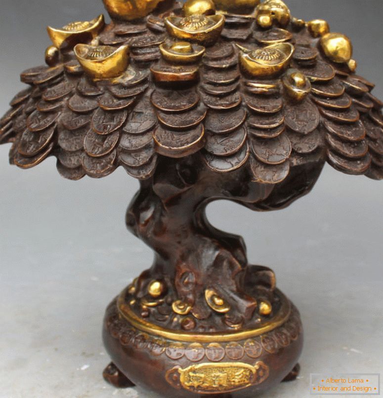 10-kinesko-bronze-svinja-fenshuj-light-bogatstvo-denga-Yuanbao-valute-tree-skulptura