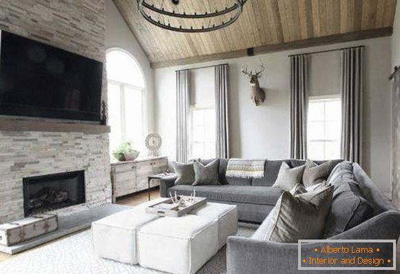 Predivna soba u vašoj kući - kombinacija materijala i stilova u unutrašnjosti