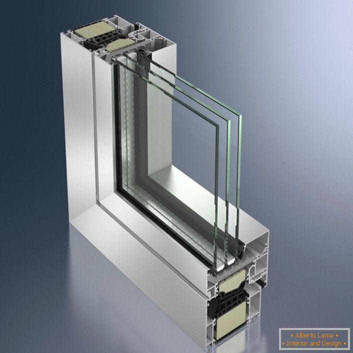 Aluminijski profil prozoraс термоизоляцией