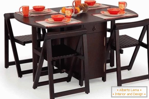 stol, kuhinja, savijanje, drveni, foto 10