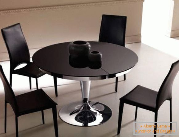 okrugli stol za stolice za kuhinju, foto 16
