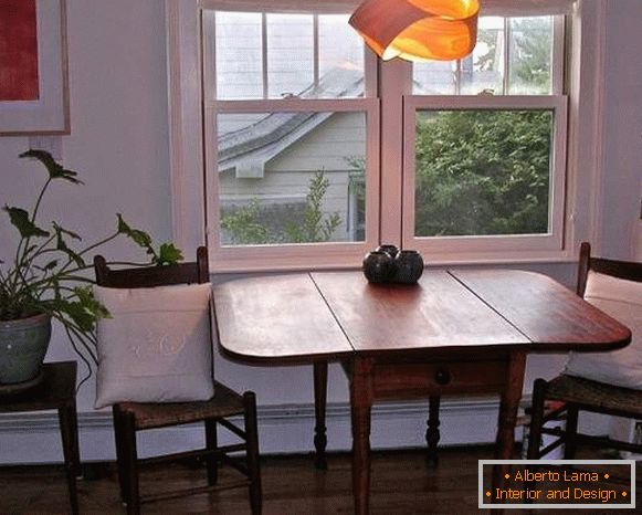stol, kuhinja, savijanje drvene, foto 28