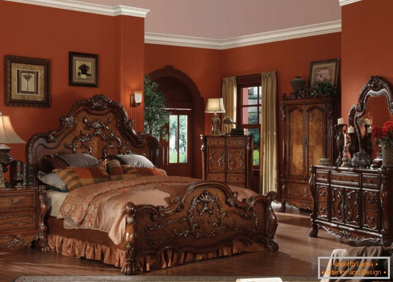 fabulous-traditional-bedrooms-decoration-ideas-with-wooden-furniture-including-bed-also-dressers-plus-vanity-in-unique-style-again-fine-lighting-fixtures-design