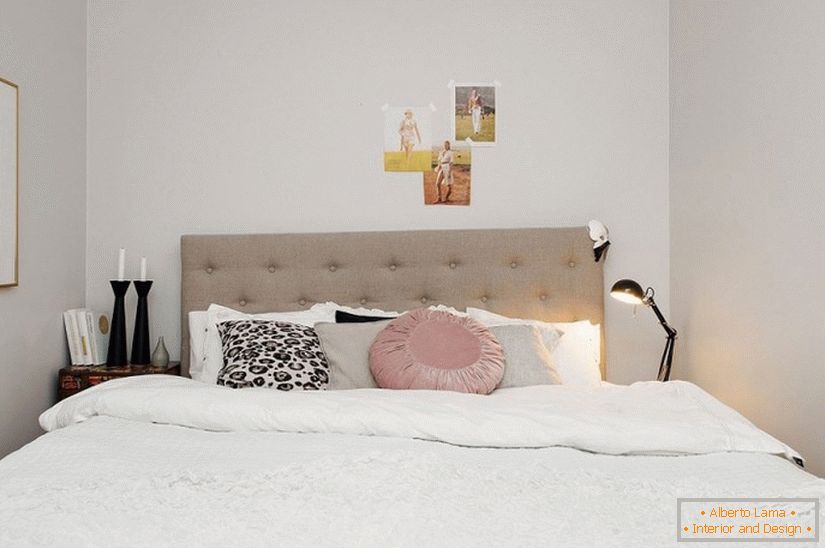 Apartman sa spavaćom sobom u skandinavskom stilu