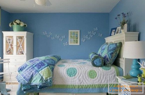 Dječija soba u plavoj boji