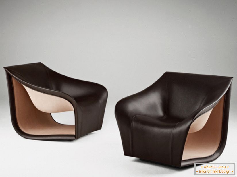 Dizajnerske kožne fotelje