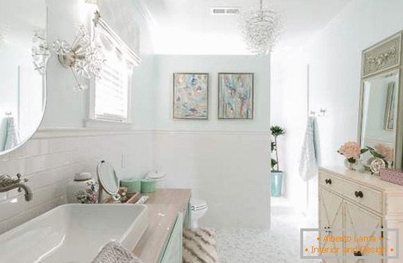 Predivan dizajn kupatila u pastelnim bojama