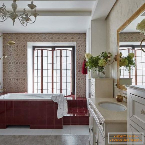 Najlepše kupatila - luksuzni dizajn u crvenom