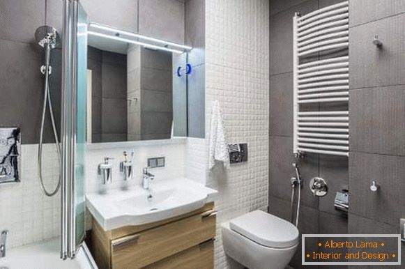 Prekrasno malu kupaonicu - visokotehnološka fotografija