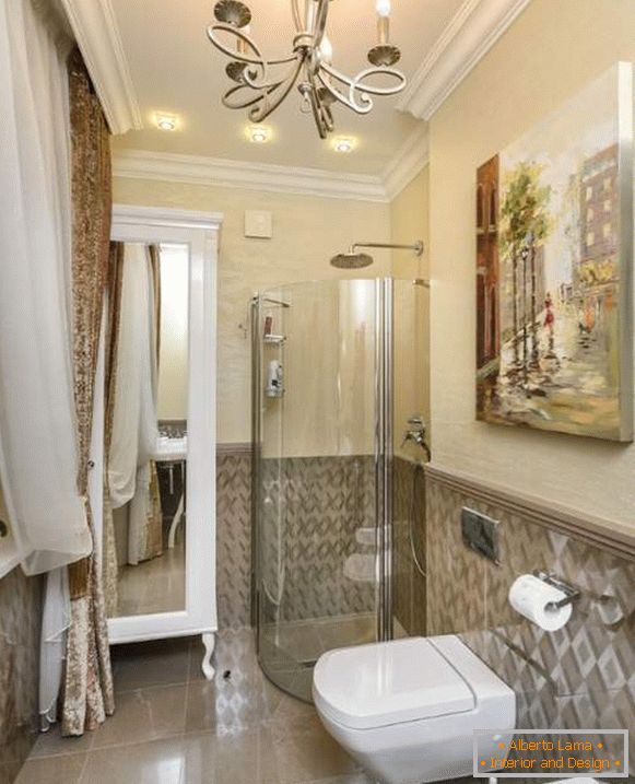 Prekrasna kupaonica - fotografija kombinovane kupaonice u stanu