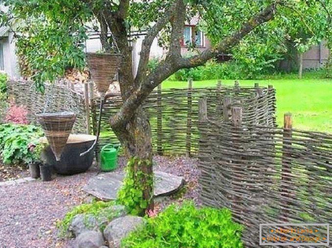 drvene ograde za privatnu kuću
