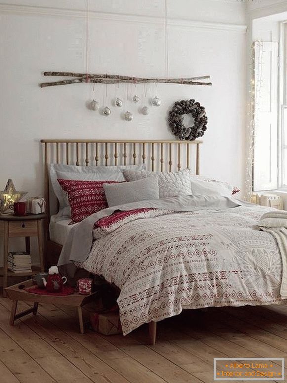 dekorativne spavaće sobe u skandinavskom stilu