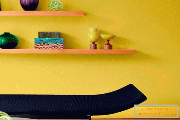 Akrilna boja za zidove i plafone u dizajnu stana
