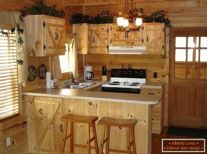 kuhinja izrađena od drveta vlastite ruke, slika 19