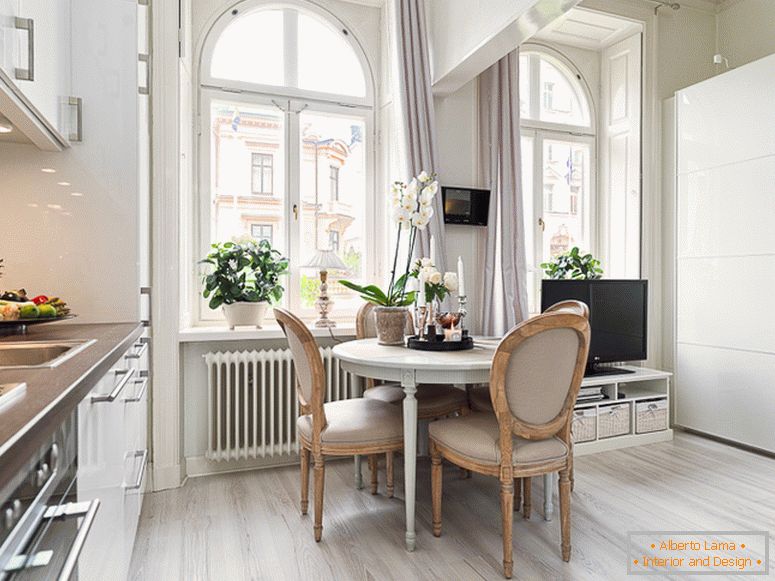 Dizajn interijera apartmana od 22 kvadrata u skandinavskom stilu