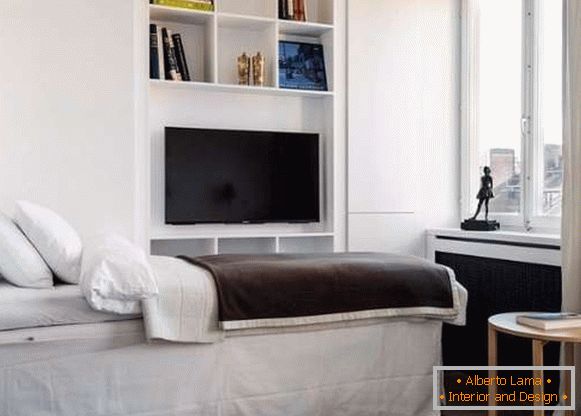 Dizajniran mali studio apartman površine 30 m2 u minimalističkom stilu