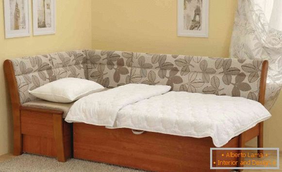 kompaktni sofa u kuhinji s krevetom, foto 18