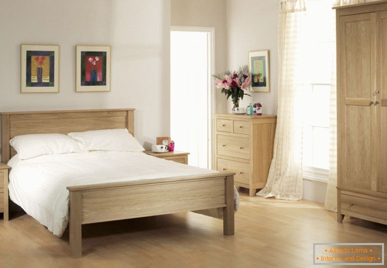 krevet-i-hrast-spavaća soba-nameštaj-moderno-romantična-spavaća-dekoracija-ideje