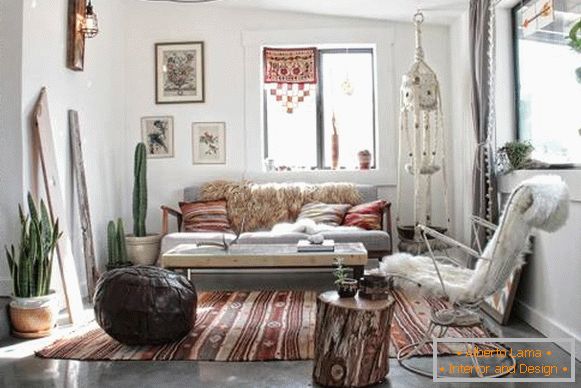Bohemian interior design - foto 2016 moderne ideje