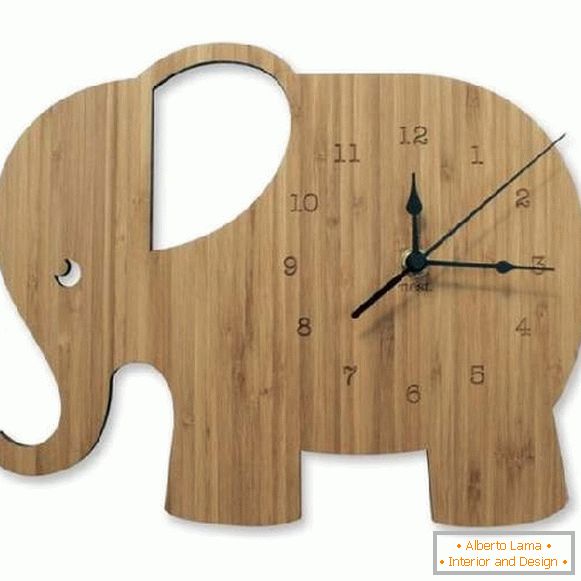 wall clock wooden, foto 5