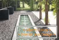 Uređenje modernog vrta с бассейном