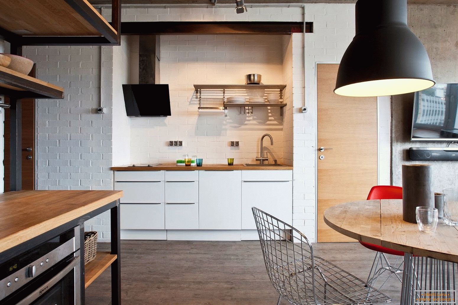 Kuhinjski dizajnerski studio apartman u Rusiji