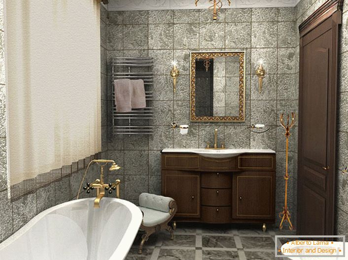 Luksuzno kupatilo u stilu Art Deco