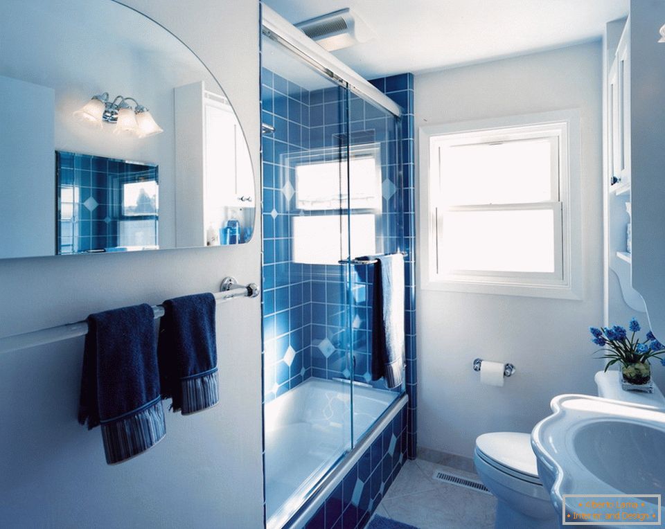 Blue Bathroom Design