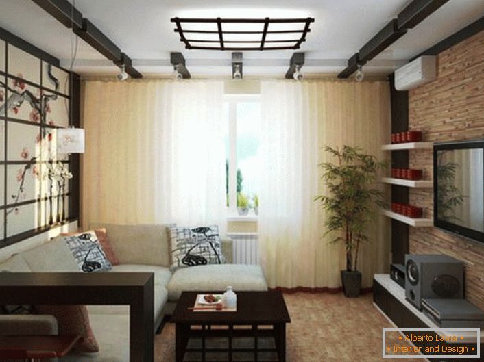 Stil japanskog minimalizma je savršen za dizajn malih apartmana.