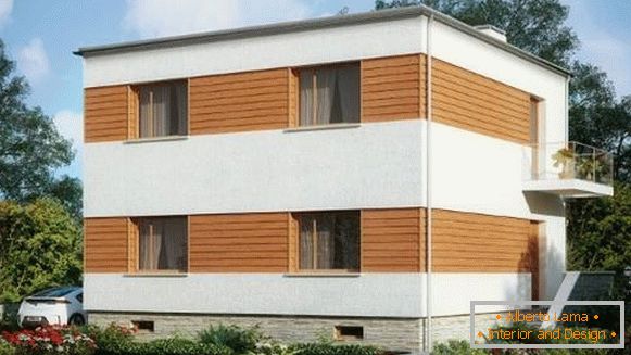 Drvene fasade sa panelima za fasadu