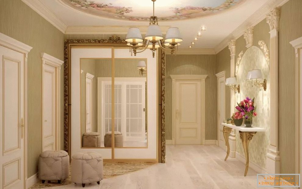 Dizajn hodnika u klasičnom stilu