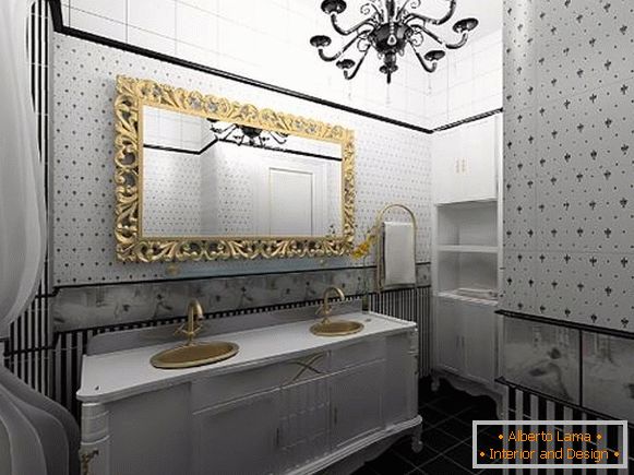luster za kupatilo u klasičnom stilu