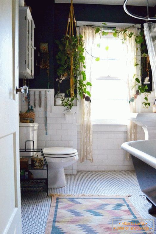 Dekoracija kupatila uz pomoć biljaka