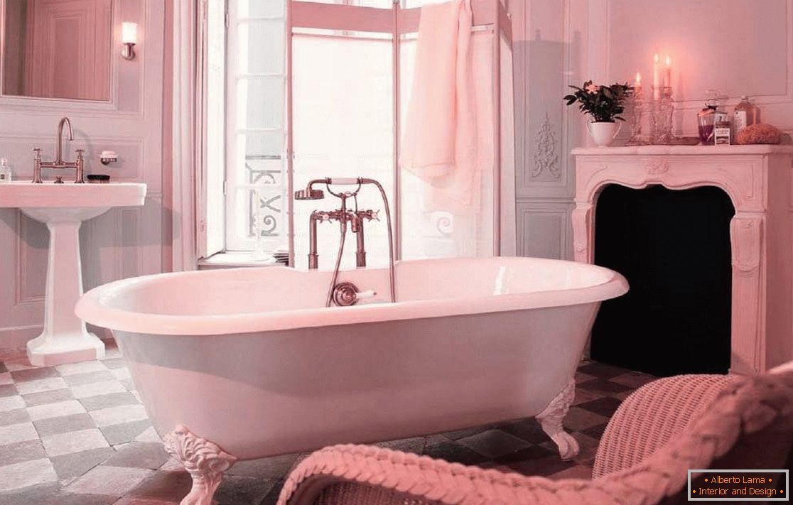 Luksuzno kupatilo u roze nijansama