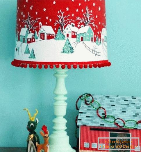 Vintage Lampshade za zimu