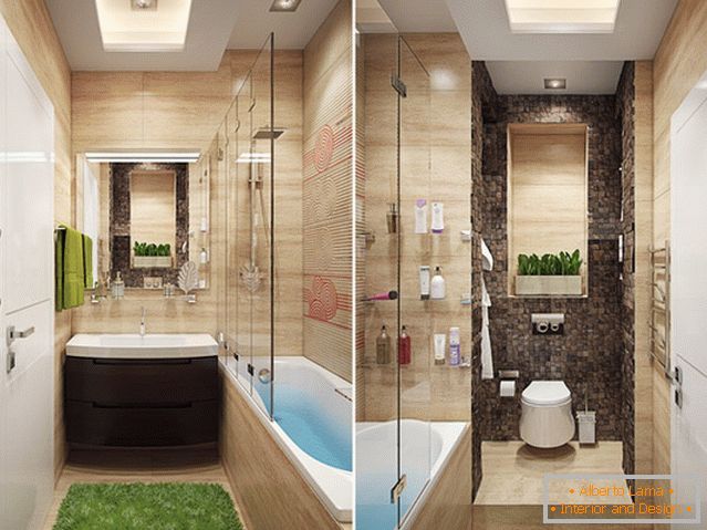 Elegantan dizajn malog kupatila
