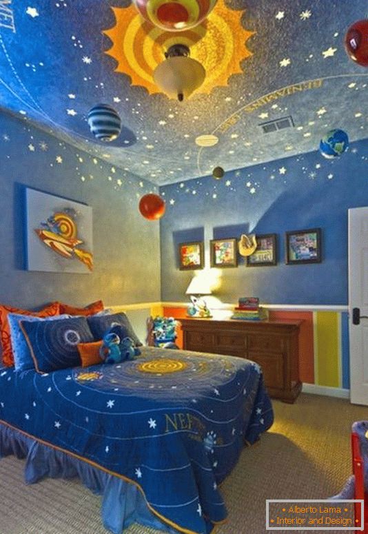 Fantastična svemirska dečija soba