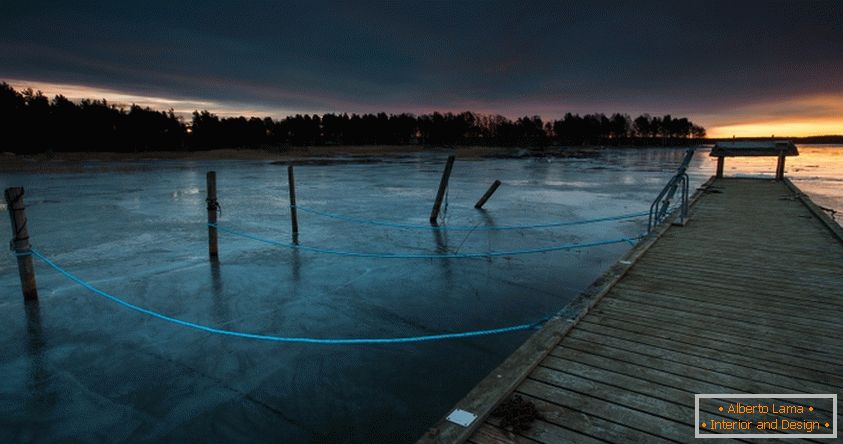 Pier u zoru, Švedska
