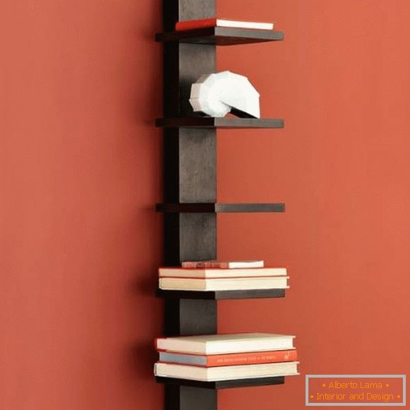 Zidne police za knjige i dekor