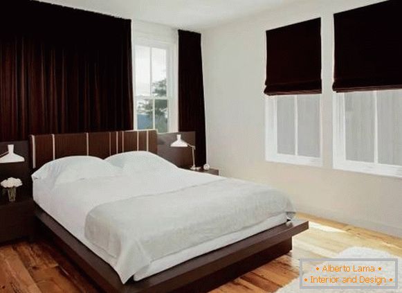 Dizajnirane zavese za spavaću sobu - foto modne novine od somota