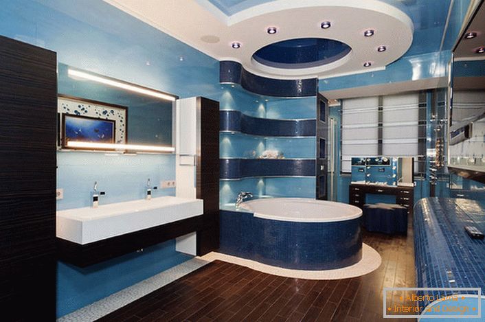Sanitarije za kupatilo su pravougaoni sudoperi i ovalne kupatila, i jedini način.