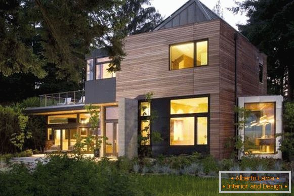 Kako izgleda moderan dizajn privatne kuće? Fotografija