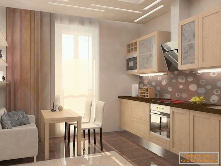 Dizajn kuhinje 12 m² M