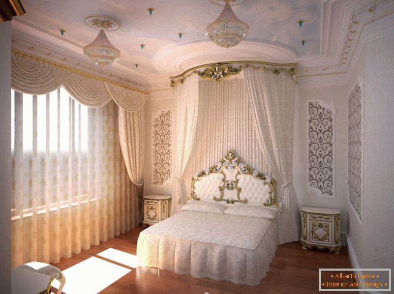 dizajn-spavaća soba-u-stilu-barok