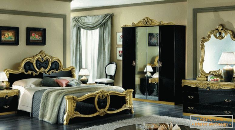 unutrašnji-spavaća soba-u-stilu-barok-igra-kontrasti