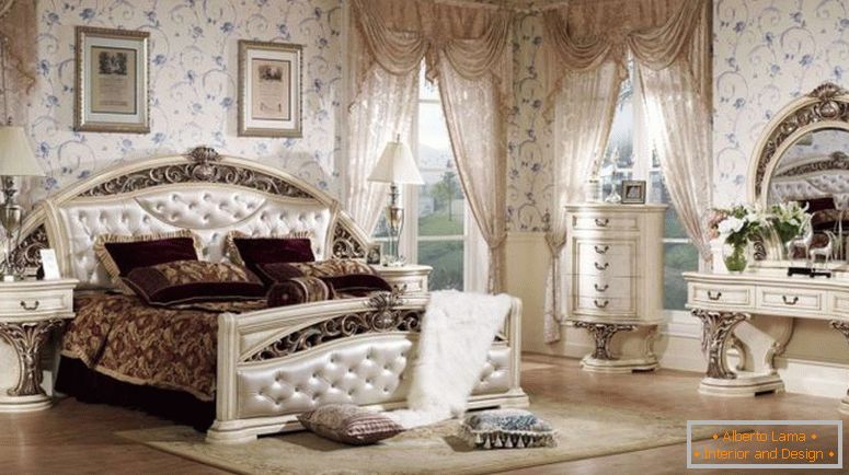 opcija-dekoracija-spavaća soba-u-stilu-barok