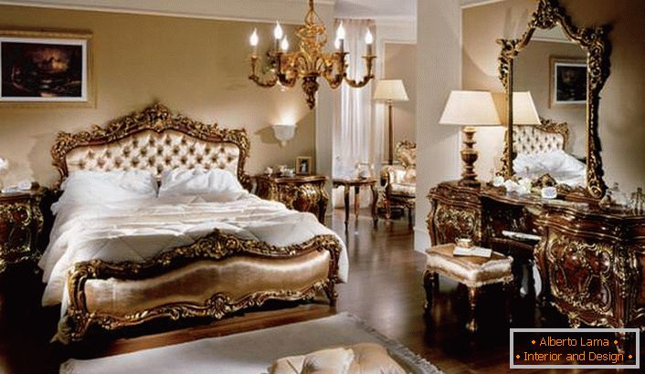 barokna spavaća soba